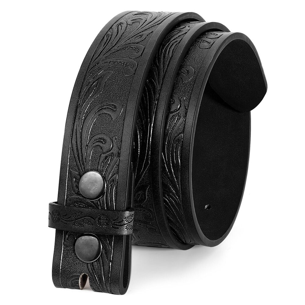 1749 Men Women Western Belt Strap Without Buckle 1.5" Wide Cowboy Cowgirl